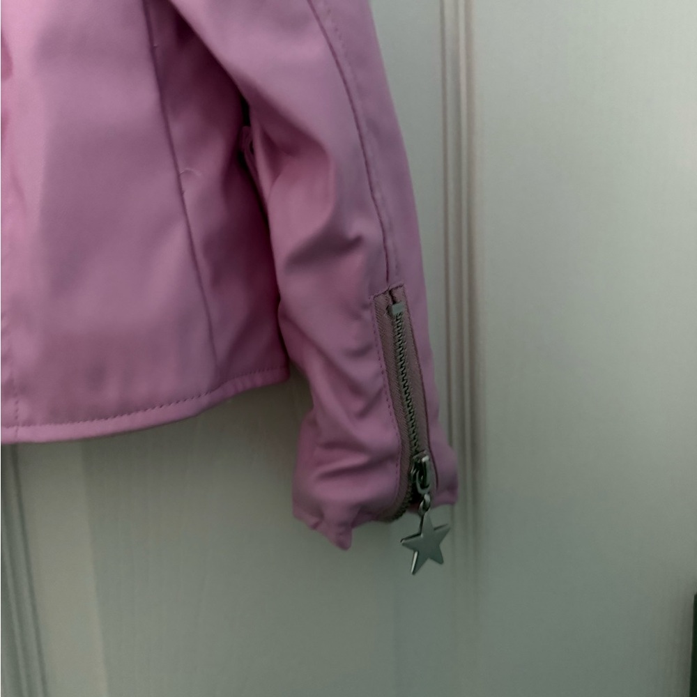 Lola + The Boys Pink Jacket with Rainbow and Pearls - Picture 2 of 10